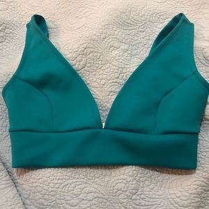 Teal Crop top
